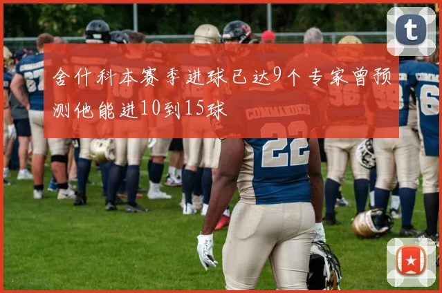 舍什科本赛季进球已达9个专家曾预测他能进10到15球